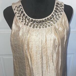 Gold beaded dress